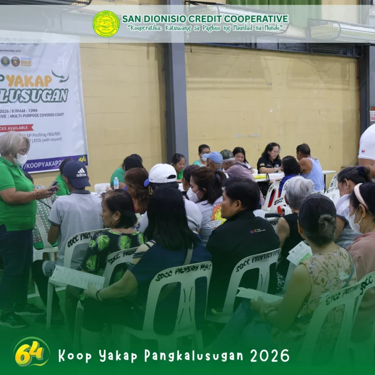 SDCC Koop Yakap Pangkalusugan free medical check-up Parañaque March 2026