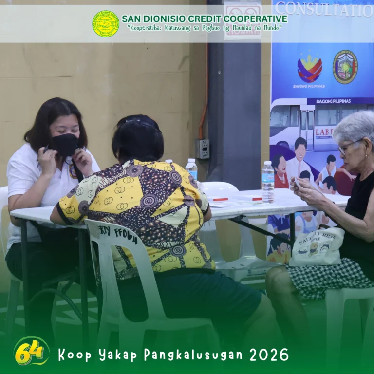SDCC Koop Yakap Pangkalusugan free medical check-up Parañaque March 2026