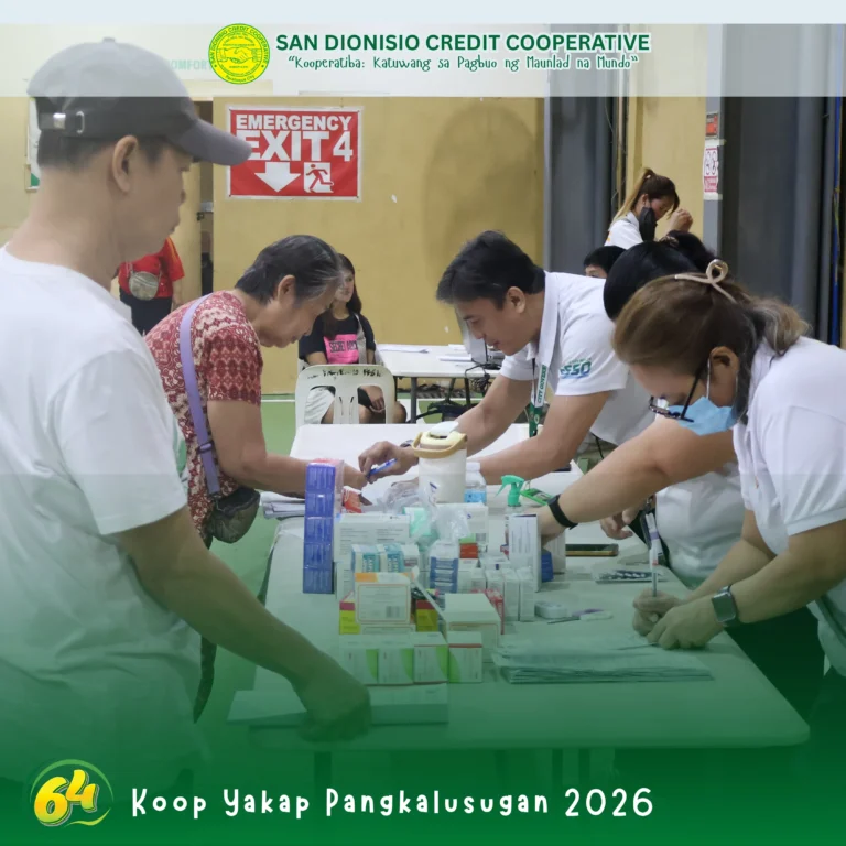 SDCC Koop Yakap Pangkalusugan free medical check-up Parañaque March 2026