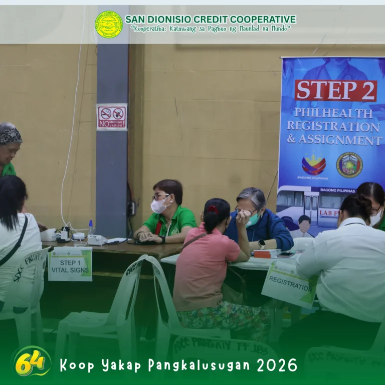 SDCC Koop Yakap Pangkalusugan free medical check-up Parañaque March 2026