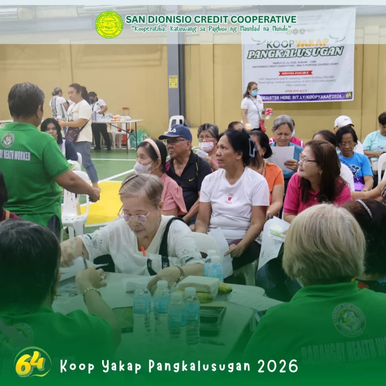 SDCC Koop Yakap Pangkalusugan free medical check-up Parañaque March 2026