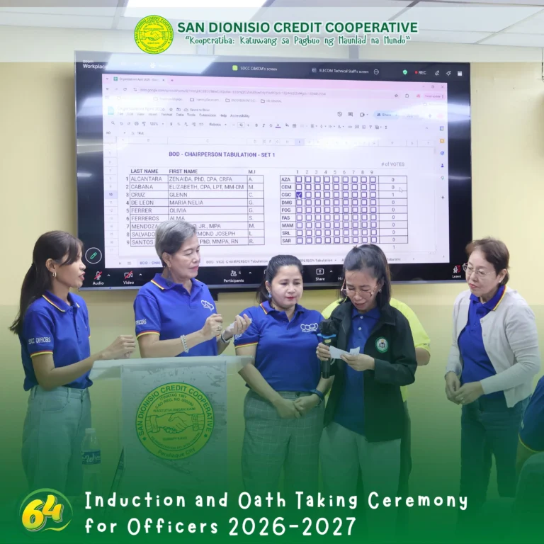 SDCC Induction Oath-Taking Ceremony 2026-2027 Officers