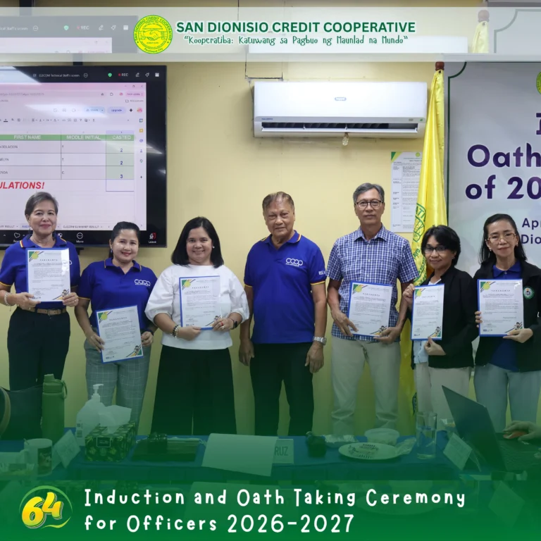 SDCC Induction Oath-Taking Ceremony 2026-2027 Officers